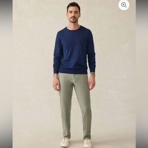 Faherty Stretch Terry Men’s 5 pocket pant size: 36 in faded Olive
